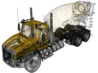 Caterpillar CT660 3D Model preview