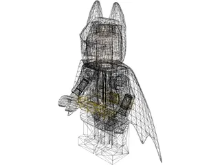 Lego Batman 3D Model preview