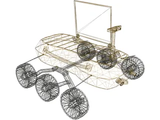 Rover Chandrayaan 3D Model preview