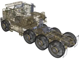 M1070 Motrice Oshkosh 3D Model preview