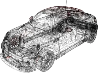 Mini Cooper S Coupe (2012) 3D Model preview