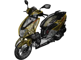 TVS Ntorq 125 (2018) 3D Model preview