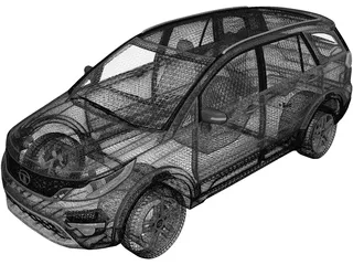 Tata Hexa (2016) 3D Model preview