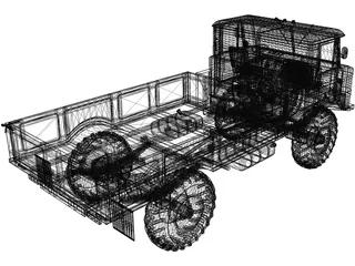 GAZ-66 3D Model preview
