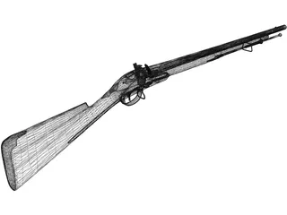 Brown Bess 1746 Carbine 3D Model preview