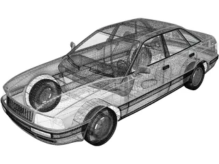 Audi 80 [B4] (1991) 3D Model preview