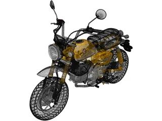Honda Monkey 125 (2019) 3D Model preview