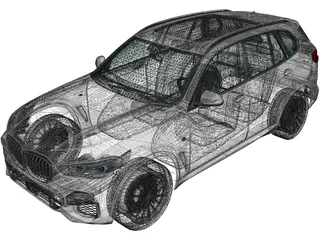 BMW X5 3D Model preview