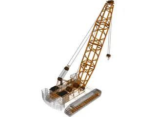 Liebherr HS 895 HD 3D Model preview