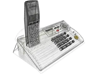 Panasonic Phone 3D Model preview