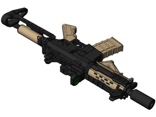 M4 CXP 3D Model preview