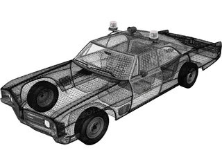 Buick Wildcat Police (1968) 3D Model preview