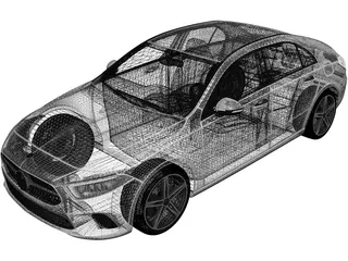 Mercedes-Benz A-Class Sedan  [W177] 3D Model preview