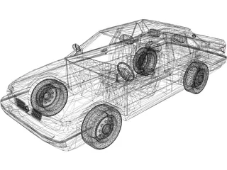 Nissan Tsuru 3D Model preview