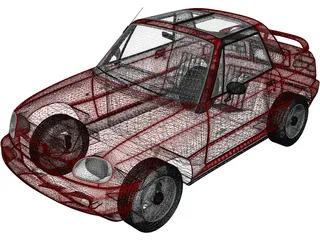 Suzuki X-90 (1996) 3D Model preview