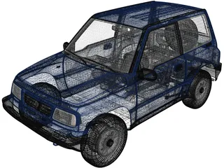 Suzuki Vitara (1989) 3D Model preview