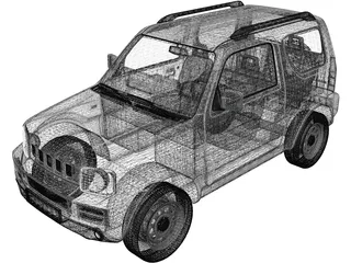 Suzuki Jimny (2012) 3D Model preview