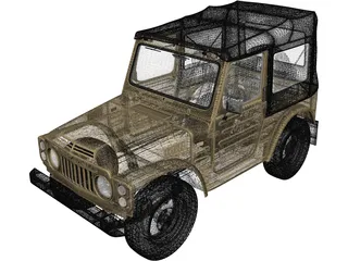 Suzuki Jimny (1977) 3D Model preview