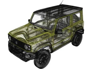 Suzuki Jimny (2019) 3D Model preview