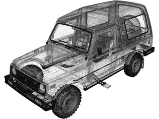 Suzuki Gypsy (2016) 3D Model preview