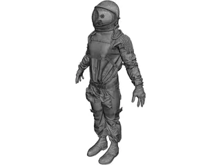 Astronaut 3D Model preview