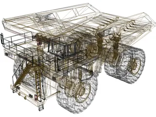 Caterpillar 797B 3D Model preview