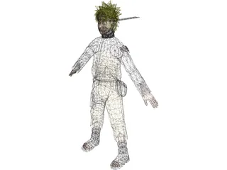 Naruto Teen 3D Model preview