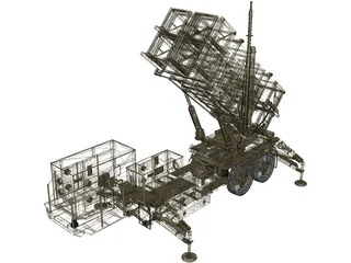 Patriot MIM-104 3D Model preview