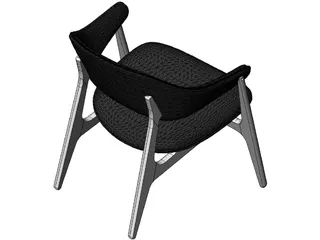 Span Lounge Chair 3D Model preview