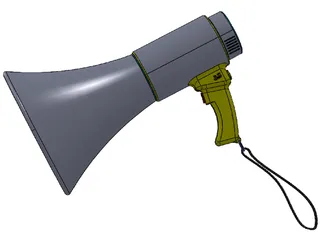 Megafone 3D Model preview