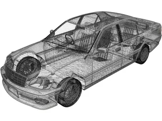 Toyota Crown S170 (2001) 3D Model preview