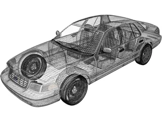 Ford Crown Victoria (2005) 3D Model preview