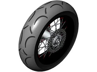 Wheel 5,0x17 3D Model preview