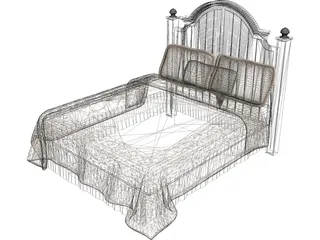 Bed 3D Model preview