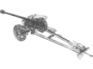 PAK 40 3D Model preview