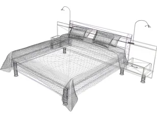 Bed 3D Model preview
