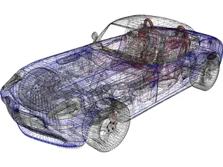 BMW Z8 Convertible 3D Model preview