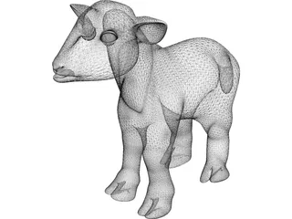 Little Lamb 3D Model preview