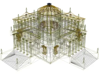Villa Rotonda (Italy) 3D Model preview