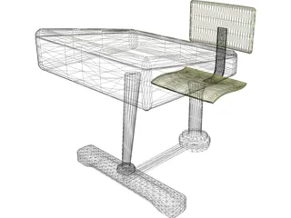 Desk 3D Model preview