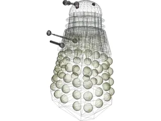 Doctor Who Darlek 3D Model preview