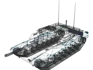 M1 Abrams 3D Model preview