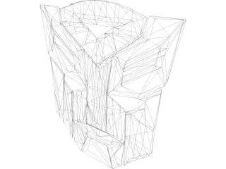 Transformers Autobot Symbol 3D Model preview