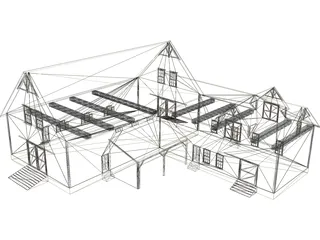 Barn 3D Model preview