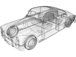 Pontiac (1950) 3D Model preview