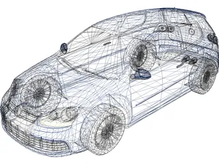 Volkswagen Golf V R32 3D Model preview