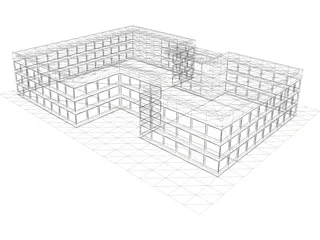 Commercial Center 3D Model preview