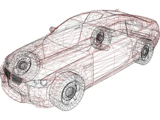 BMW M3 3D Model preview