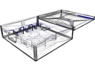 Aluminium Case 3D Model preview