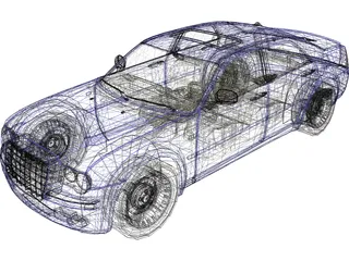 Chrysler 300C 3D Model preview